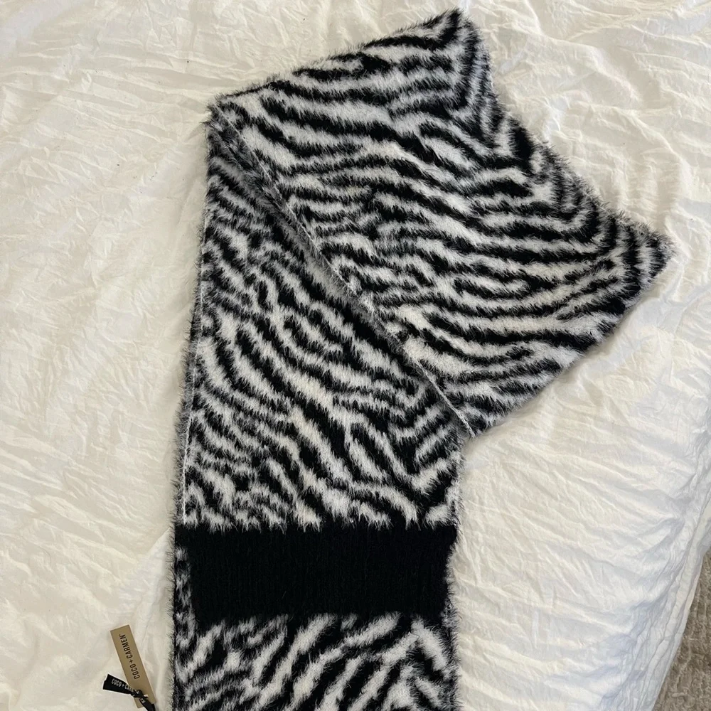 Coco + Carmen Zebra Scarf